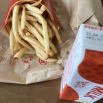 マクドナルド - 料理写真:ポテト。ミルク。