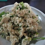 食堂カフェとも - にがな白和え￥350