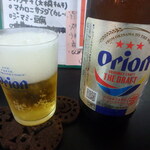 Shokudou Kafe Tomo - 瓶ビール　オリオン￥600