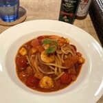 Cafe GRACE - エビだし香る シン•トマト 
ドリンク•デザートとセットで 2,010円