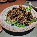 お茶づけバーZUZU - ゴマ唐揚げ