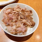 東池袋大勝軒 いちぶん - チャーシューご飯割り