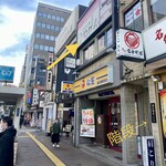 Ichijuu San Sai Kicchinikuyo - 松屋さんの上です！店の上部の看板はまだ前のお店のままです！