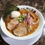 自家製麺 ら～めん かり屋 - 濃厚辛ニボら～めん