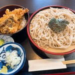 Sobadokoro Hanaya - ざるそばとミニ天丼