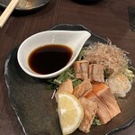 shin-ka511 - 軽く炙ったとろサーモンおろしポン酢　¥790