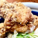 Marugame Seimen - 鬼おろし鶏からぶっかけうどん（特盛 1070円）
