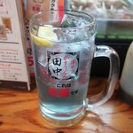 串カツ田中 - ・「田中の素レモンサワー(¥450)」