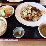 Ieraishan - 回鍋肉定食¥1100
