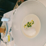 シェ草間 - 冷製タマネギのポタージュ