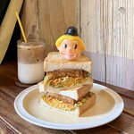 ME ME ME - とうふと野菜のスパイスマリネのサンドウィッチ♡