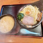 Takemoto Shouten Tsukemen Kaitakusha - 濃厚豚骨伊勢エビつけ麺（塩）