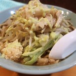 ラーメン慶次郎 - ・「ラーメン ”麺、アブラ、ニンニク増し、ワサマヨW”(¥850)」