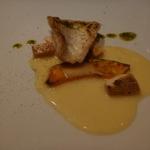 Samwells - イトヨリのソテー　バニラ風味ソース添えアップ