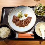 仙台牛タン&ステーキ もみじ赤坂 - ランチメニューから並タン1,500円（ごはん少なめ）