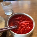 真麺 武蔵 - 紅生姜