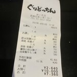 Yakitori No Guridocchin - 230813日　東京　焼とりのぐりどっちん 新小岩本店　レシート