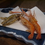 柳家 - 川海老　味女どじょう天ぷら