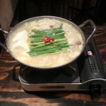 博多もつ鍋おおやま - もつ鍋一人前（みそ味）