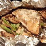 食彩酒房 会家 - サバ味噌のチーズホイル焼き2013/9