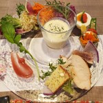 ボンティグレ - 季節の彩り野菜とコーンスープ