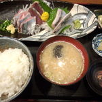 梅月 - (ランチ)日替り御膳（秋刀魚、鰯、鰹）