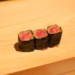 鮨 尚充 - とろたく巻き