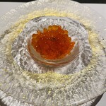 新宿 鮨 よこ田 - いくらととびっこの小丼