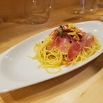 カジュアルフレンチBar 7FUKU - パルマ産生ハムのペペロンチーノ