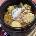 食堂 ぎんみ - ずわい蟹とジュンサイの冷やし茶碗蒸し