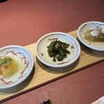 食堂 ぎんみ - 季節前菜3種