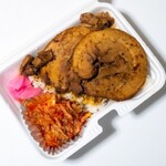 肉波 - チャーシュー弁当（キムチトッピング）