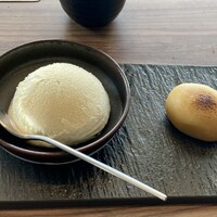 焼肉うしごろ 銀座店 - スイートポテト&バニラアイス