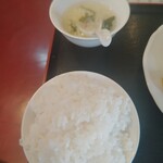 中華東北家庭料理 天明 - ライス&スープ