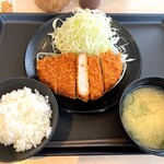 Matsunoya - 上ロースカツ定食　690円