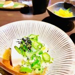 銘酒居酒屋 頑固おやじ - ねばねば奴(オクラ、イカ)