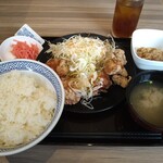 吉野家 - 油淋鶏から揚げ定食