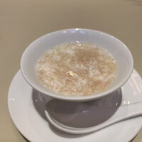 礼華　青鸞居 - 蟹と卵白のフカヒレスープ