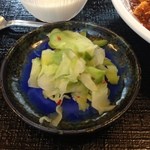 チャイニーズ 晴菜 - 塩抜きされた搾菜のシャキシャキ感がたまりません。