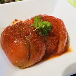 Yakiniku Baru Orenji - トマトのキムチ