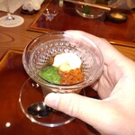 オーベルジュ はなぶさ 日光 - 焼き茄子すり流し