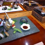 オーベルジュ はなぶさ 日光 - 【前菜】はなぶさ風 山☓海の八寸