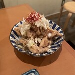 恵比寿 ふじ屋 - 鶏皮ポン酢
