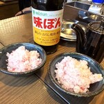 赤羽 ブタマミレ - お通し（319円）
            鬼おろし　お代わり自由