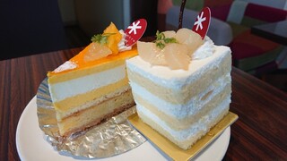 パティスリー シュクレ - 桃のショートケーキ480円