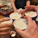 松島佐勘　松庵 - 食前酒わしが国で乾杯〜♪