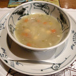 ログハウス - スープ（夕食）