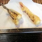 海老蔵 天ぷら - メゴチ＆海老
