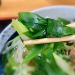 麺匠 くすがみ - 鮮やかで瑞々しい ねぎねぎ