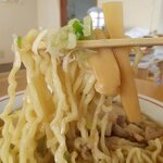 喜多方ラーメン 天高盛 - メンマとネギの食感がナイス